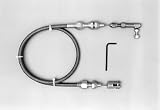 Lokar TC1000HT48 Universal Hi-Tech Braided Stainless Steel Throttle Cable