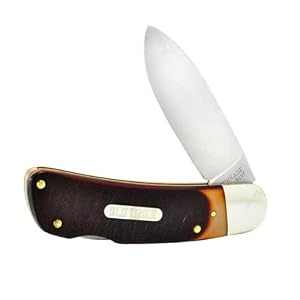 Schrade 51OT Big Timer Folding Lockback Knife with Leather Sheath by Schrade