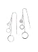 Sterling Silver Polished Circles Earrings