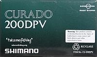 Shimano Curado® D Right Hand Baitcasting Reel, 