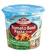 Dr. McDougall's Right Foods Vegan Tomato Basil Pasta Soup, Lower Sodium, 1.3-Ounce Cups (Pack of 6)
