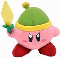 Kirby Adventure 6 Inch Plush Figure Sword