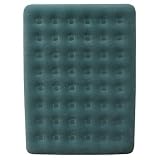  : 10T Komfort Luftbett VELO KING (198×146x22 cm) f&uuml;r 2 Person, Ober-/Unterseite aus Velours/PVC