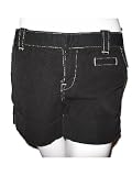 TRUE RELIGION Rosie Shorts in Black