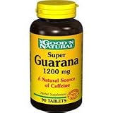 Super Guarana 1200mg - 90 tabs,(Good'n Natural)