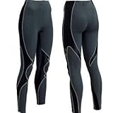  : CW-X Women's Insulator Expert Tights,Black/Pink,Large