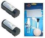 ValuePack (2 Count): Superior Quality Replacement Battery for Specific Digital Camera and Camcorder Models / Compatible with EPSON: B32B818232, B32B818233, EPALB1, EU-85, FUJIFILM NP-80, KODAK KLIC-3000, KYOCERA BP-1100, LEICA NP-80, RICOH: DB-20, DB-20L, TOSHIBA: PDR-BT1, PDR-BT2, PDR-BT2A (NOT For Kyocera BP-1100S) - Includes Camera/Lens Cleaning Kit