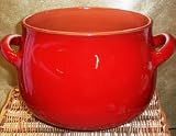Piral Terracotta Red Rounded Pot with Two Handles