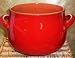 Piral Terracotta Red Rounded Pot with Two Handles