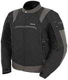 Pokerun Knight Motorcycle Jacket Charcoal