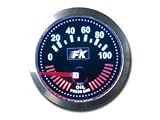 Produkt-Bild: FK Zusatzinstrument Serie 1 &Ouml;ldruck-Instrument Glas schwarz get&ouml;nt power weiss Durchmesser: 52 mm