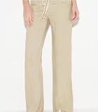 G by GUESS Calla Lily Linen Pants, BONITA BEIGE (MEDIUM)