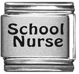 Clearly Charming School Nurse Laser Italian Charm