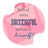 Behind Every Successful Woman Carsters, Coasters for Your Car
