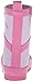 Kidorable Ballerina Rainboots, Pink, Kids Sizes, Natural Rubber Boots with Cotton Lining, Pull On Heel Tab & Non-Slip Sole