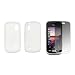 White Soft Silicone Gel Skin Cover Case + LCD Screen Protector for Samsung Solstice A887