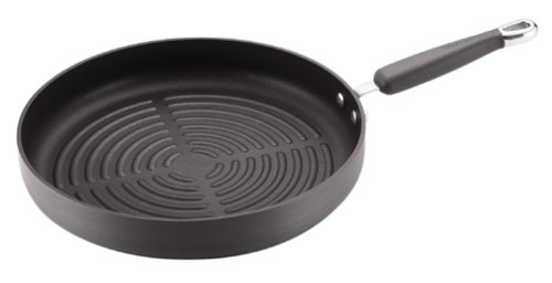 KitchenAid Gourment Essentials Hard Anodized Nonstick 12-Inch Deep Round Grill Pan