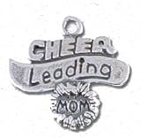 Solid Sterling Silver Cheer Leading Charm