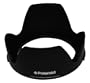 Polaroid Studio Series 55mm Lens Hood With Exclusive Pushbutton Mounting System - no more 'screwing around" With Old Fashioned Threaded Hoods