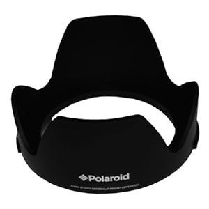 Polaroid Studio Series 55mm Lens Hood With Exclusive Pushbutton Mounting System - No More 'screwing Around