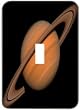 Light Switchplate Cover - Single Toggle - Metal-Designer Switch Plate: Space - (SCSSP-022)