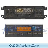 Stove/Oven/Range Black Electronic Clock Control Assembly - WB27T10418