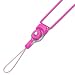 Fashionable Universal Neck Long Strap Lanyard for Electronics Accessories Camera Cell Mobile Phone - Hot Pink