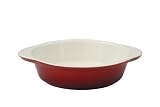 Chasseur Cast Iron 18cm Round Gratin Dish Chilli Red