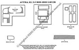 Acura RL Dash Trim Kit 00-03 - 15 pieces - Factory Match