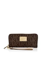 Michael Kors Cartera Jet Set Item Tech Continental (Marrón)