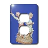 Figurines - Heubach,Playing Horse - Light Switch Covers - 2 plug outlet cover
