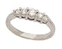 White Five-Stone Diamond Band