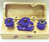 Image of US 3 PC Professional OGEE Cabinet Router Bits 1/2 In Shank Lower Price US, Generic