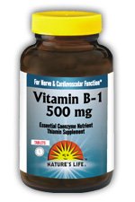 Vitamin B-1 500mg (Yeast Free) - 50 - Sustained Release Tablet