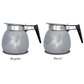 Bunn Stainless Steel Coffee Decanter, Decaf 