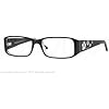 Vogue Vo2635 Eyeglasses 1688 Top Blacktransp.glitter Demo Lens 50 16 135