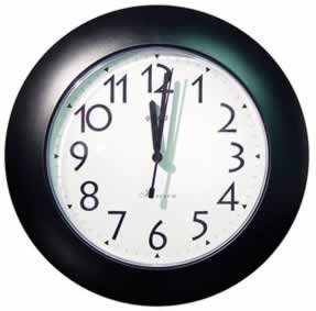Wall Clock Camera   B W Wired w X Audio