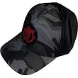 Gears Of War Crimson Skull Embroidered Skate Fitted Hat