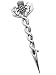 Sterling Silver Celtic Scottish Thistle Brooch or Pin