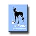 Great Dane iPoop Fridge Magnet