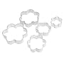 Harold's Kitchen Crinkle Flower Cookie Cutters Set