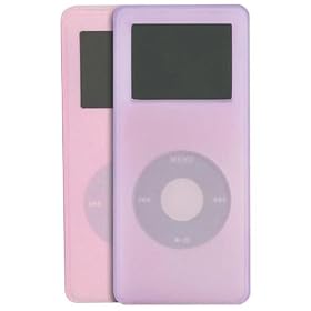 Laserline IPODN2PP 2 Pack of iPod Nano Skins ( Purple & Pink )