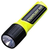 4AA Cell LED Light, White LEDs, Yellow Body, Clam Pack