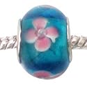 LovingtheBead © 'Petal Pink' Murano Glass Slide-on & slide-off Bead Charm