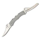 Spyderco Dyad, Gray G-10, 2 Blades - 1 Serrated, 1 Plain