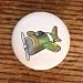 AIRPLANES #13841 GREEN BROWN PLANE DRAWER PULLS KNOBS