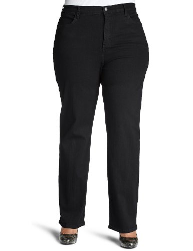 Not Your Daughter's Jeans Women's Plus-Size Straight Leg In Classic Overdyed Denim product image
