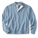 Hidden-Button Mock-Neck Sweater at Orvis