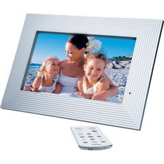 jWIN JP119 9-Inch Digital Picture Frame with Three Face Plates (White)