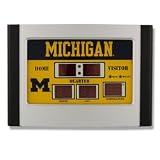 Michigan Wolverines Clocks - 6.5 x 9 Desk Scoreboard